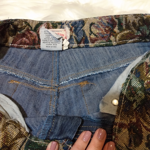 LEO ROMA peacock embroidered jeans - Picture 5 of 6